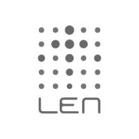 Logo Gruppo LEN in bianco e nero